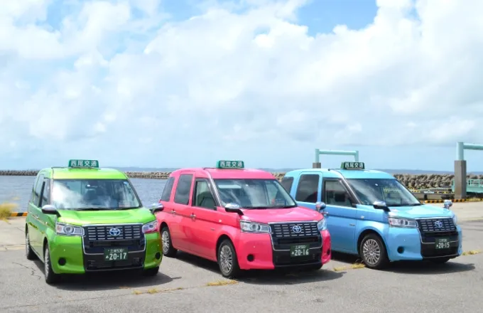 西尾交通のタクシー